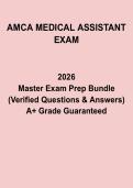 AMCA Medical Assistant Exam PDF &vert; Certification Practice Test & Study Guide