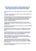 UNC BUSI100 FINAL&comma; BUSI 100 FINAL EXAM&comma; BUSI 100 FINAL EXAM&comma; BUSI 100 FINAL EXAM STUDY GUIDE