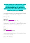 WEB WOC Seminars SEM580 Finals Study Set 2026 Exam UPDATED EXAM ACTUAL LATEST VERSIONS 100 QUESTIONS AND CORRECT VERIFIED ANSWERS WITH RATIONALES &lpar;100&percnt; CORRECT&rpar; A&plus; GRADED ASSURED