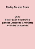 Fisdap Trauma Exam PDF &vert; EMS Paramedic Trauma Practice & Study Guide