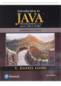 Test Bank for Introduction to Java Programming and Data Structures by Y&period; Daniel Liang&comma; 12th Edition&period;