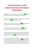 EPA 608 UNIVERSAL&comma; EPA 608  CERTIFICATION&comma; SKILL CAT EPA 608 ALL  EXAM BUNDLE
