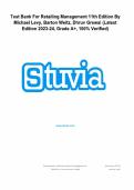 Test Bank&colon; Retailing Management &lpar;11th Edition&rpar; &ndash; Michael Levy&comma; Barton Weitz&comma; and Dhruv Grewal