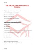 PNB 2265 Final Exam&vert; Study Guide&vert; 2026 Graded A&plus;