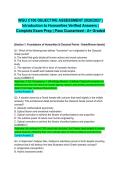 WGU C100 OBJECTIVE ASSESSMENT 2026&sol;2027 &vert; Introduction to Humanities Verified Answers &vert; Complete Exam Prep &vert; Pass Guaranteed - A&plus; Graded