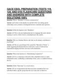 GACE ESOL PREPARATION &lpar;TESTS 119&comma; 120&comma; AND 619&rpar; FLASHCARD QUESTIONS AND ANSWERS WITH COMPLETE SOLUTIONS 100&percnt;