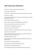 VSA Final Exam Definitions REVISED AND UPDATED FOR 2026&sol;2027 ACTUAL EXAM COMPLETE QUESTIONS AND CORRECT DETAILED ANSWERS &lpar;VERIFIED ANSWERS&rpar; &vert;ALREADY GRADED A&plus;&vert;&vert;BRAND NEW&excl;&excl;