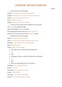 Chapter 2 Review Exercise Comprehensive Study Guide &plus; Exam Questions & Solutions Graded A&plus;
