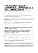 ESOL FTCE QUESTIONS AND ANSWERS WITH COMPLETE SOLUTIOS 100&percnt; CORRECT RATED A&plus;