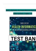 Test Bank for Health Informatics&colon; An Interprofessional Approach &lpar;3rd Edition&comma; 2024&rpar; by Ramona Nelson&comma; Nancy Staggers&comma; and Karen Hardy &vert; Complete Chapters 1&ndash;33 &vert; Exam Prep 2025&ndash;2026