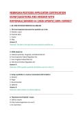 NEBRASKA PESTICIDE APPLICATOR CERTIFICATION  EXAM&vert;QUESTIONS AND ANSWER WITH  RATIONALE&vert;GRADED A&plus;&vert;2026 UPDATE&vert;100&percnt; CORRECT 