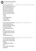 ATI Heart Failure Questions &vert; Nursing Practice & Med-Surg Exam Prep