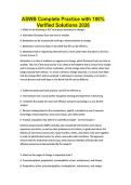 ASWB Complete Practice with 100&percnt; Verified Solutions 2026