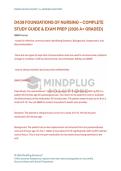 D439 FOUNDATIONS OF NURSING &ndash; COMPLETE STUDY GUIDE & EXAM PREP &lpar;2026 A&plus; GRADED&rpar;