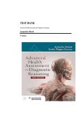 TEST BANK FOR Advanced Health Assessment and Diagnostic Reasoning 5th Edition by Jacqueline Rhoads&comma; Sandra Wiggins Petersen ISBN&colon;978-1284295306 COMPLETE GUIDE ALL CHAPTERS COVERED 100&percnt; VERIFIED A&plus; GRADE ASSURED&excl;&excl;&excl;&excl;NEW LATEST UPDATE&excl;&excl;&excl;&excl;&excl;
