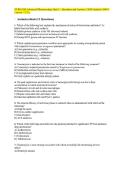 NURS 5334 Advanced Pharmacology Quiz 2 &ndash; Questions and Answers &vert; 2026 Updated &vert; 100&percnt; Correct &ndash; UTA&period;