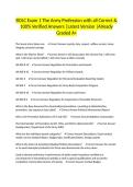 BOLC Exam 1 The Army Profession with all Correct & 100&percnt; Verified Answers &vert;Latest Version &vert;Already Graded A&plus;