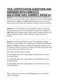 TEOL CERTIFICATION QUESTIONS AND ANSWERS WITH COMPLETE SOLUTIONS 100&percnt; CORRECT RATED A&plus;