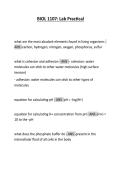 BIOL 1107&colon; Lab Practical 