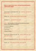 BMD 251&colon; EXAM 1 STUDY GUIDE &vert; 115 QUESTIONS AND ANSWERS &vert;  VERIFIED 100&percnt; CORRECT