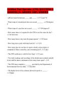 Certified Pool Operator &lpar;CPO&rpar; QUESTIONS & ANSWERS &vert; A&plus; GRADED 100&percnt; VERIFIED