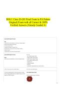  BOLC Class 20-203 Final Exam &lpar;a PA Palmer Original&rpar; Exam with all Correct & 100&percnt; Verified Answers &vert;Already Graded A&plus;