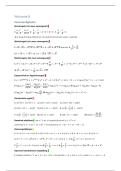 Samenvatting VWO Wiskunde B -  alle examenstof&comma; formules en begrippen