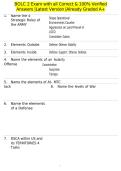 BOLC 2 Exam with all Correct & 100&percnt; Verified Answers &vert;Latest Version &vert;Already Graded A&plus;