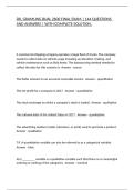 DR&period; GRAMLING BUAL 2600 FINAL EXAM &vert; 144 QUESTIONS AND ANSWERS &vert; WITH COMPLETE SOLUTION&period;