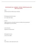BUNDLE FOR MRI EXAMS &vert; ALL Questions UPDATED with 100&percnt; Correct Answers &vert; Complete and Accurate