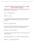 NATIONAL BUILDING CODE OF THE PHILIPPINES &lpar;PD 1096&rpar; Exam &vert; UPDATED Questions with 100&percnt; Correct Answers