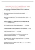 NCCER ELECTRICAL LEVEL 1 MODULE 11- RESIDENTAL WIRING &vert; UPDATED Questions with 100&percnt; Correct Answers