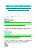 HESI MED SURG III REVIEW 2026&sol;2027 &vert; Verified Edition Questions and Answers &vert; Advanced Medical-Surgical Nursing Prep &vert; Pass Guaranteed - A&plus; Graded