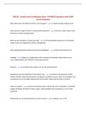 NBCSN - School Nurse Certification Exam &vert; UPDATED Questions with 100&percnt; Correct Answers