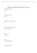 NBCSN Exam &vert; UPDATED Questions with 100&percnt; Correct Answers