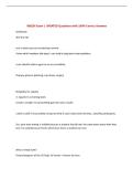 BUNDLE FOR NBCSN EXAMS &vert; ALL Questions UPDATED with 100&percnt; Correct Answers &vert; Complete and Accurate