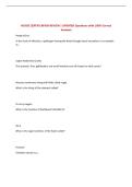 NCHSE CERTIFICATION REVIEW &vert; UPDATED Questions with 100&percnt; Correct Answers