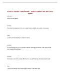 NCHSE EOC Standard 7 Safety Practices &vert; UPDATED Questions with 100&percnt; Correct Answers