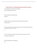 NCHSE Practice 1 Test &vert; UPDATED Questions with 100&percnt; Correct Answers