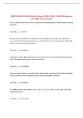 NEIEP 305&sol;310&sol;315&sol;320 Multi-Unit Exam STUDY GUIDE &vert; UPDATED Questions with 100&percnt; Correct Answers