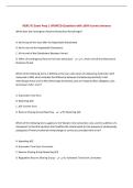 NERC RC Exam Prep &vert; UPDATED Questions with 100&percnt; Correct Answers