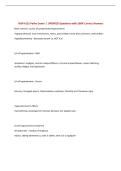 NGR 6152 Patho Exam I &vert; UPDATED Questions with 100&percnt; Correct Answers