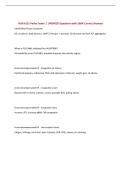 NGR 6152 Patho Exam I &vert; UPDATED Questions with 100&percnt; Correct Answers