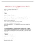 NMTCB Practice Exam - New book &vert; UPDATED Questions with 100&percnt; Correct Answers