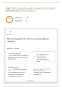 NMNC 1210 - GENETICS AND GENOMICS QUESTIONS AND ANSWERS 100&percnt; CORRECT&period;