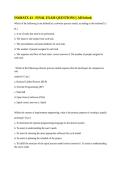 IN4MATX 43 - FINAL EXAM QUESTIONS &vert;&vert; All Solved&period;