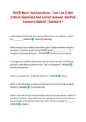 BACB Mock Test Questions - Task List G &lpar;6th Edition&rpar; Questions And Correct Answers &lpar;Verified Answers&rpar; 2026&sol;27 &vert; Graded A&plus;