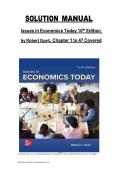 Solution Manual&colon; Issues in Economics Today &lpar;10th Edition&rpar; &ndash; Robert C&period; Guell