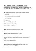 MA MPJE ACTUAL TEST PAPER 2026 QUESTIONS WITH SOLUTIONS GRADED A&plus;