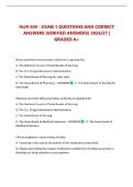 NUR 600 - EXAM 1 QUESTIONS AND CORRECT ANSWERS &lpar;VERIFIED ANSWERS&rpar; 2026&sol;27 &vert; GRADED A&plus;